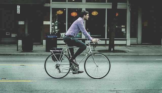 自転車 時間 徒歩